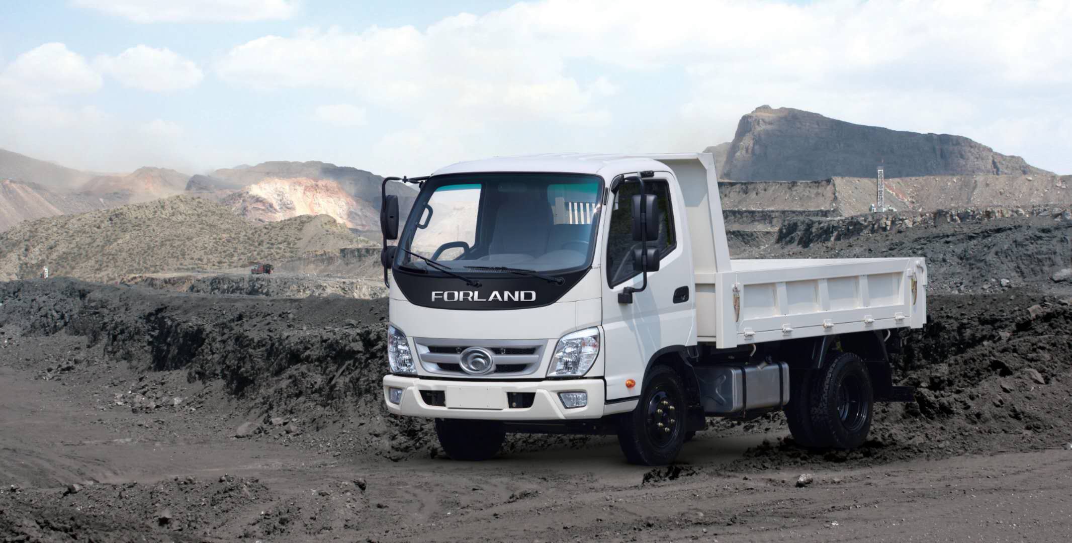 FOTON Forland 4×2 single cabin 3T dump truck with 2.8L ISUZU technology diesel engine 3m to 3.5m longer cargo body