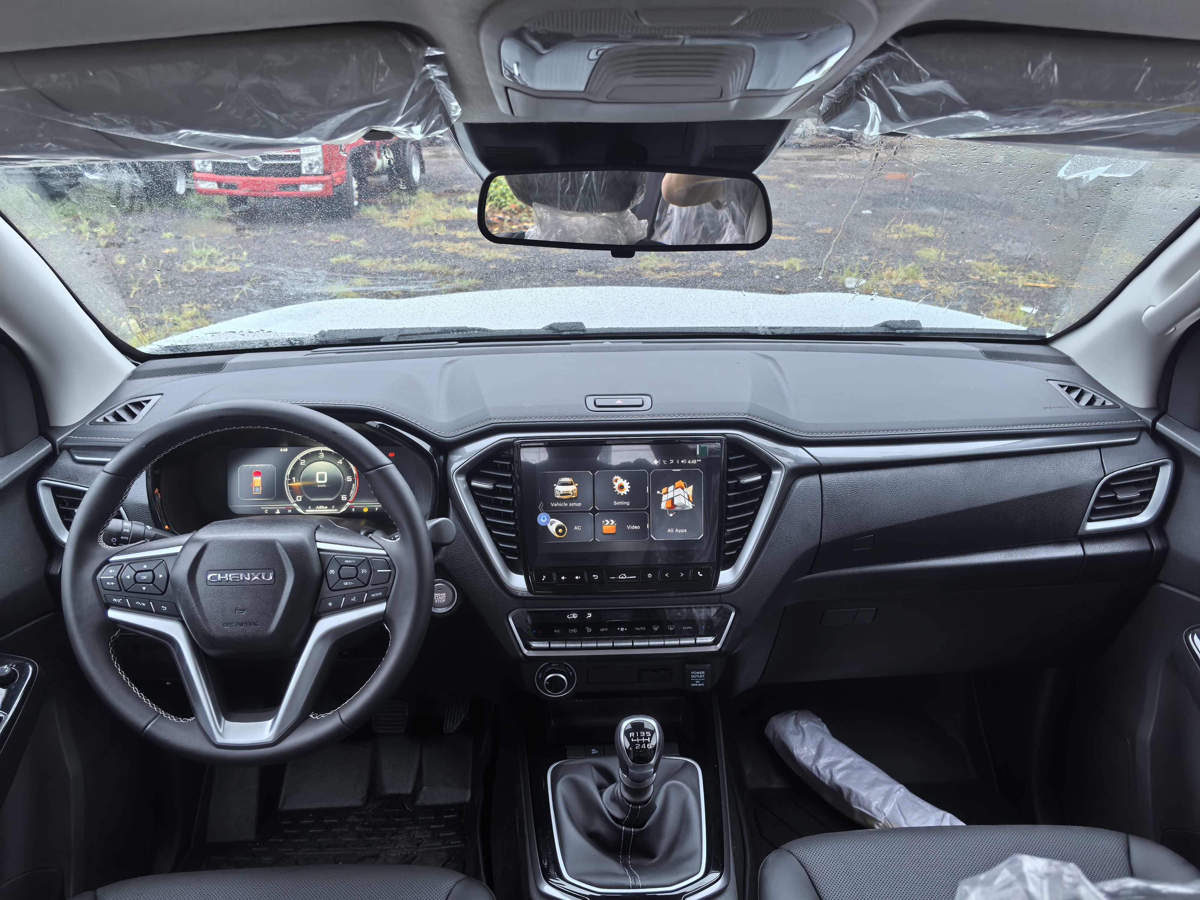 CHENXU 4WD double cabin pickup with 6MT and ISUZU 2.5T diesel engine